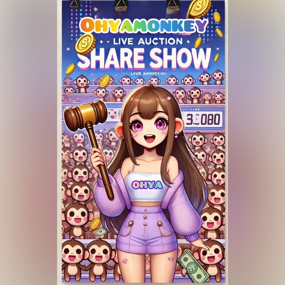 ๐ Ohyamonkey Share Show Flyer ๐ Victoriaโs Share Show ! - Picture 4 of 7